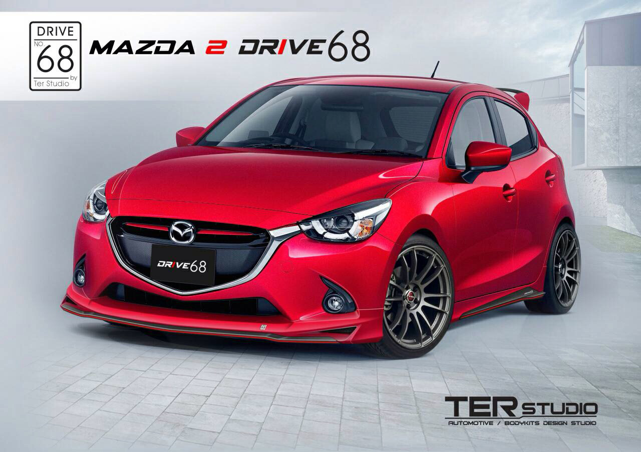 ชุดแต่ง Mazda2 2015-2019 Drive68 4และ5ประตู
